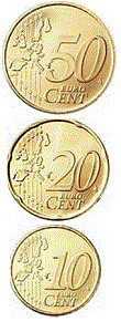 principali monete dell'euro
